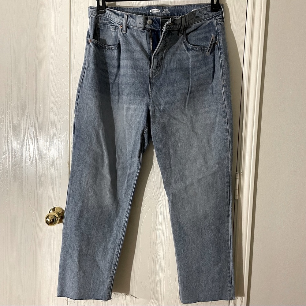 OLD NAVY HIGH WAIST STRAIGHT JEANS PETITE